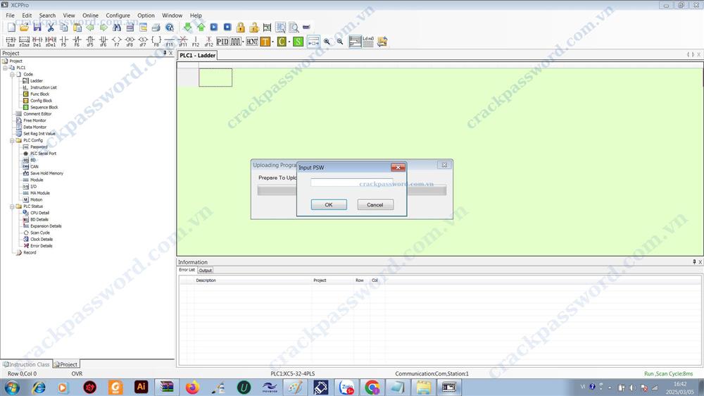 bẻ khóa PLC Xinje